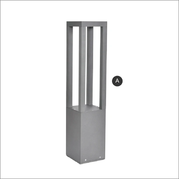 Lampa Lawn Uiscedhíonach Villa Clós Páirce Féar Tírdhreacha Lasmuigh Solas Bolard Gréine Soilse Gairdín Faoi stiúir Soilse Lawn