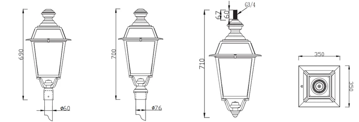Outdoor Garden Led Light 220v Floor Waterproof Lamp Factory best